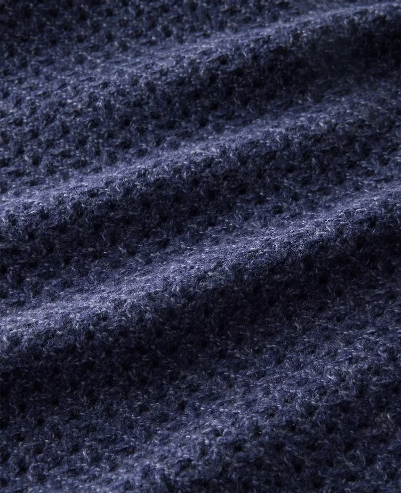 Ann Taylor Haven Well Within Merino Wool Blend V-Neck Sweater Soft Denim Blue Women's