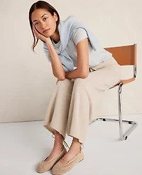 Ann Taylor Haven Well Within Crochet Ballet Flats Willow Branch Women's