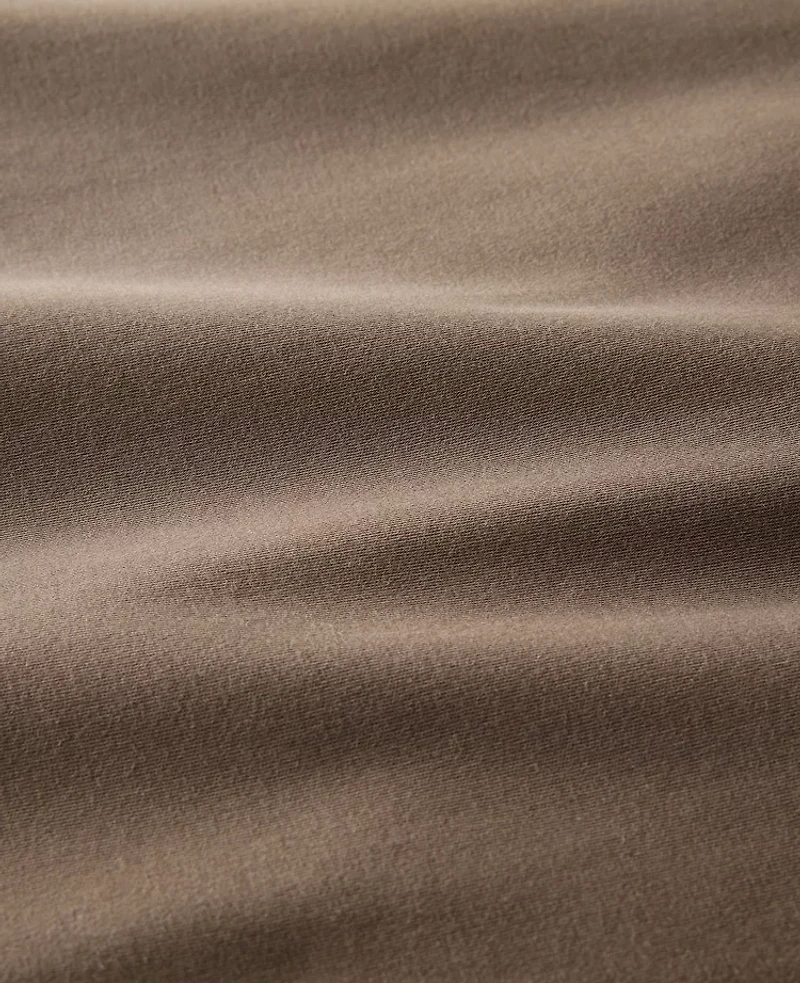 Ann Taylor Haven Well Within Organic Cotton Interlock Midi Skirt Brown Women's