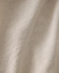 Ann Taylor Haven Well Within Everweave Linen Tiered Wrap Dress Oatmeal Women's