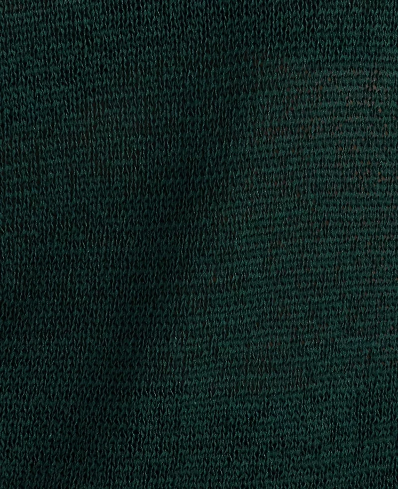 Ann Taylor Haven Well Within Organic Cotton Linen Tape Yarn Sweater Soft Spring Green Women's