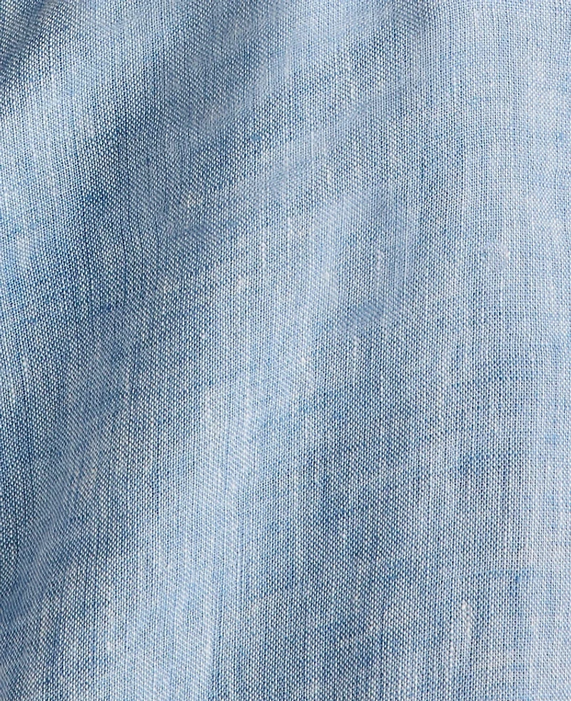 Ann Taylor Haven Well Within Linen Center-Seam Cami Top Azure Blue Women's