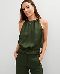 Ann Taylor Shirred Tank Top Women's