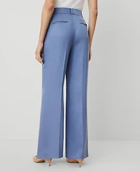 Ann Taylor The Tall Perfect Wide-Leg Pant Colony Blue Women's