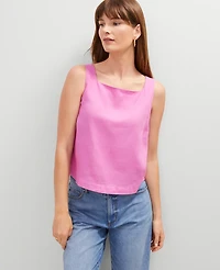 Ann Taylor Linen Blend Tank Top Women's