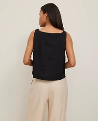 Ann Taylor Linen Blend Tank Top Women's
