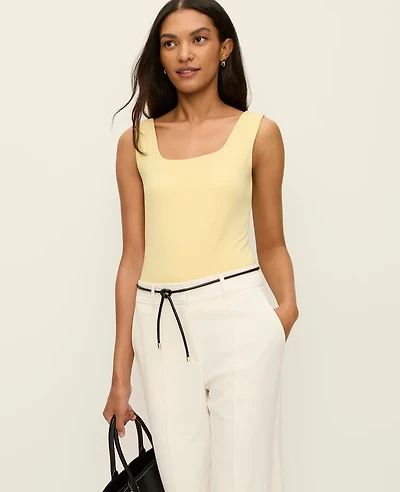 Ann Taylor Square Neck Tank Top Women's