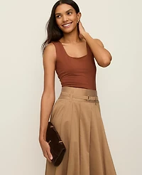 Ann Taylor Square Neck Tank Top Women's