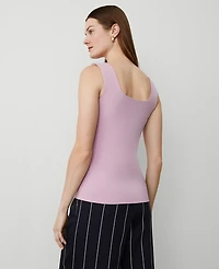 Ann Taylor Square Neck Tank Top Women's