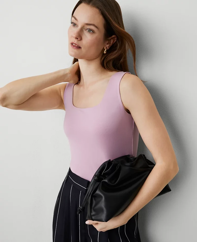 Ann Taylor Square Neck Tank Top Women's