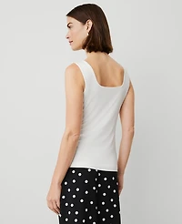 Ann Taylor Square Neck Tank Top Women's