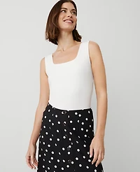 Ann Taylor Square Neck Tank Top Women's