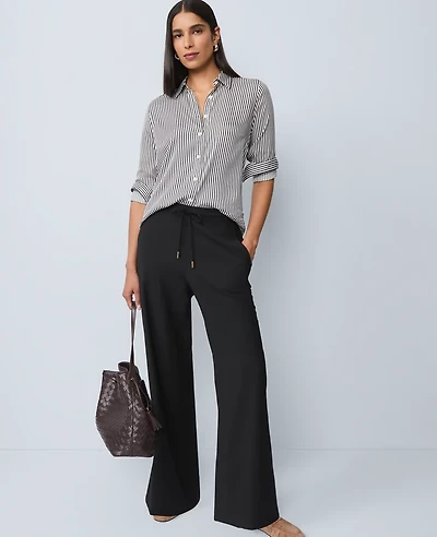 Ann Taylor Wide-Leg Jogger Pant Women's
