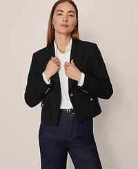 Ann Taylor The Cutaway Blazer Tweed Women's