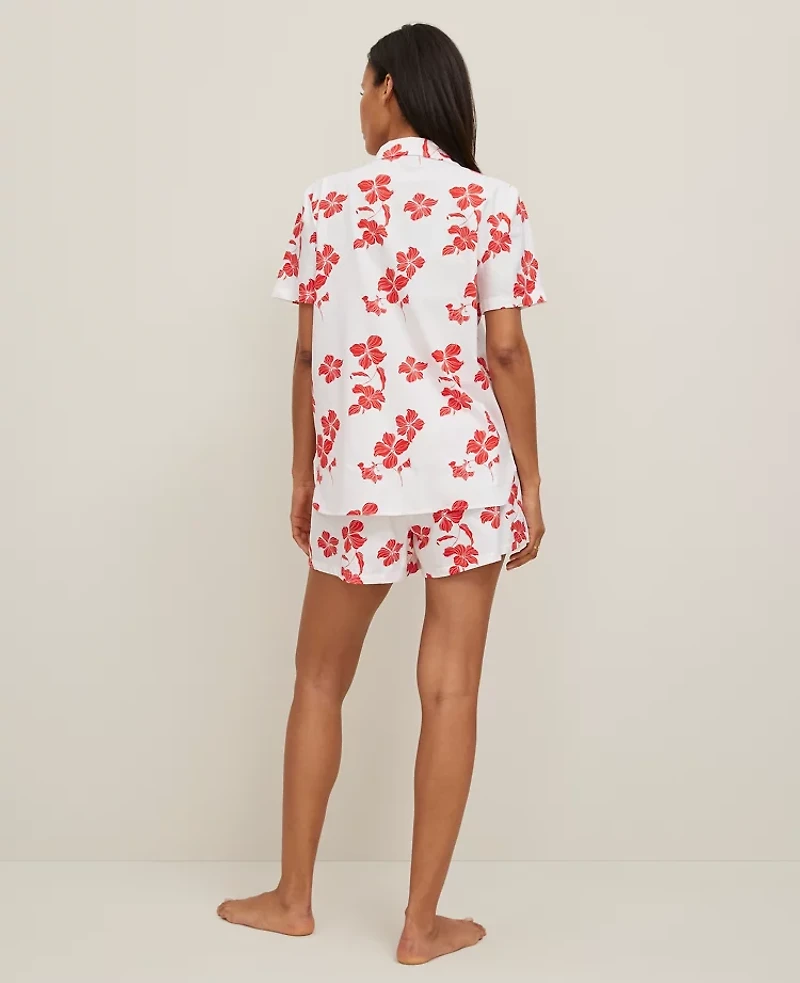 Ann Taylor Modern Pajama Set White Women's