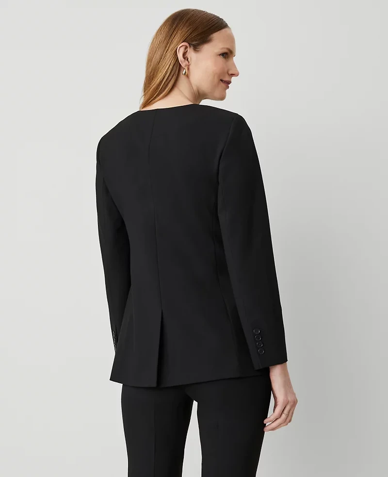 Ann Taylor The Curved Hem Jacket Seasonless Stretch Women's