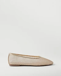 Ann Taylor Mesh Ballet Flats Women's
