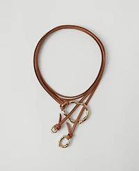 Ann Taylor Loop Pull-Through Belt Size M/L Light Brown Sugar Women's