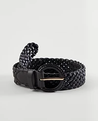 Ann Taylor Covered Buckle Woven Belt Women's