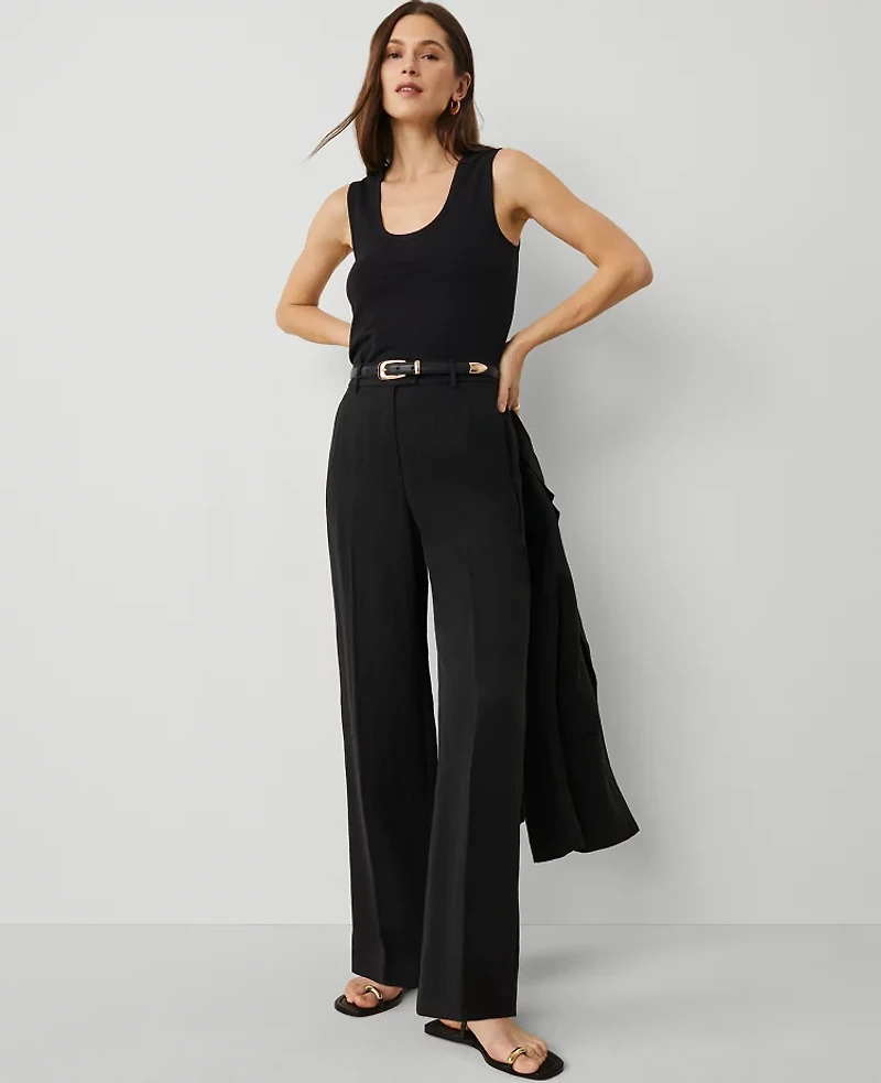 Ann Taylor The Straight Trouser Pant Twill Women's