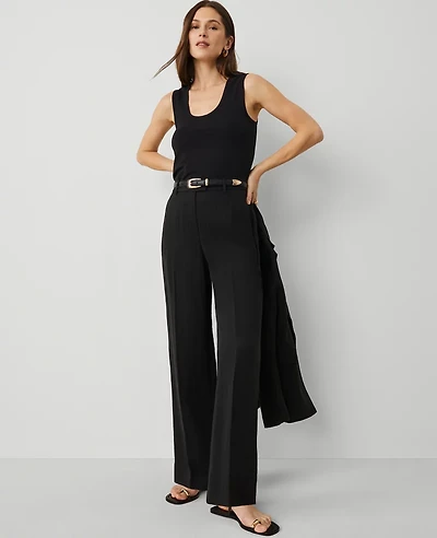 Ann Taylor The Straight Trouser Pant Twill Women's