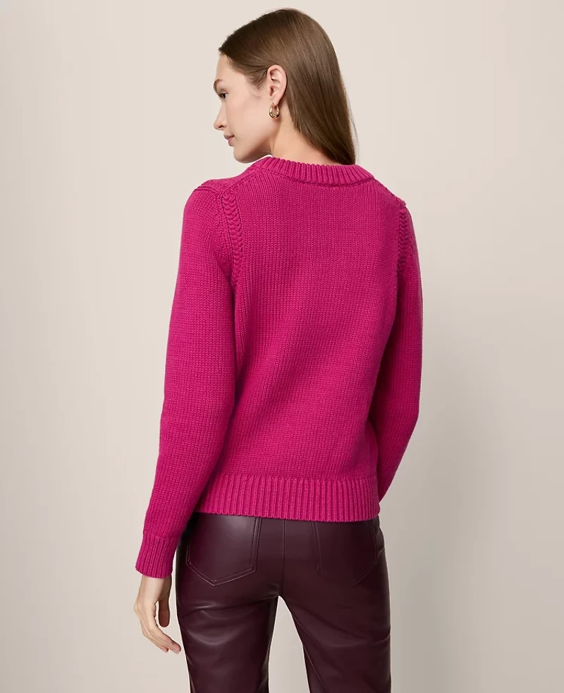 Ann Taylor Chunky Wedge Sweater Women's