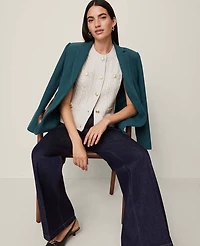 Ann Taylor The Greenwich Blazer Deep Atlantic Teal Women's