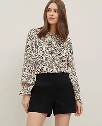 Ann Taylor The Denim Short Classic Black Wash Women's