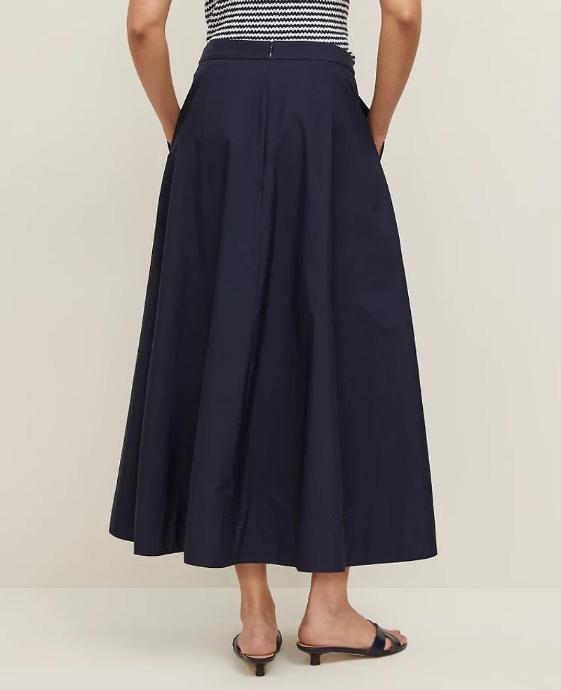 Ann Taylor Petite Tea Length Skirt Women's