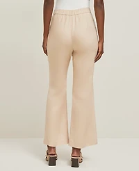 Ann Taylor The Petite Flare Ankle Pant Linen Blend Women's
