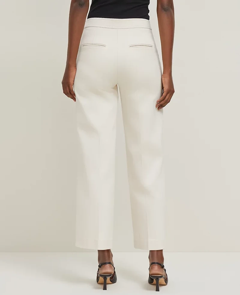 Ann Taylor The Sailor Grace Straight Pant — Curvy Fit Sand Shell Women's