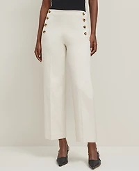 Ann Taylor The Sailor Grace Straight Pant — Curvy Fit Sand Shell Women's