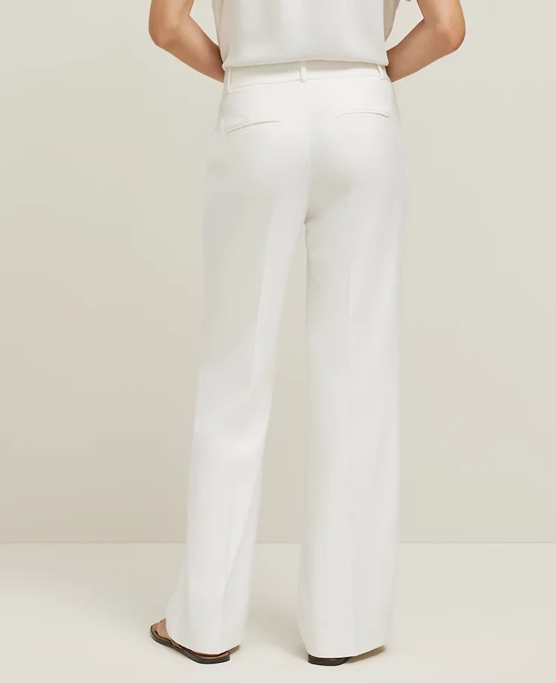 Ann Taylor The Petite Jayne Trouser Pant Winter White Women's