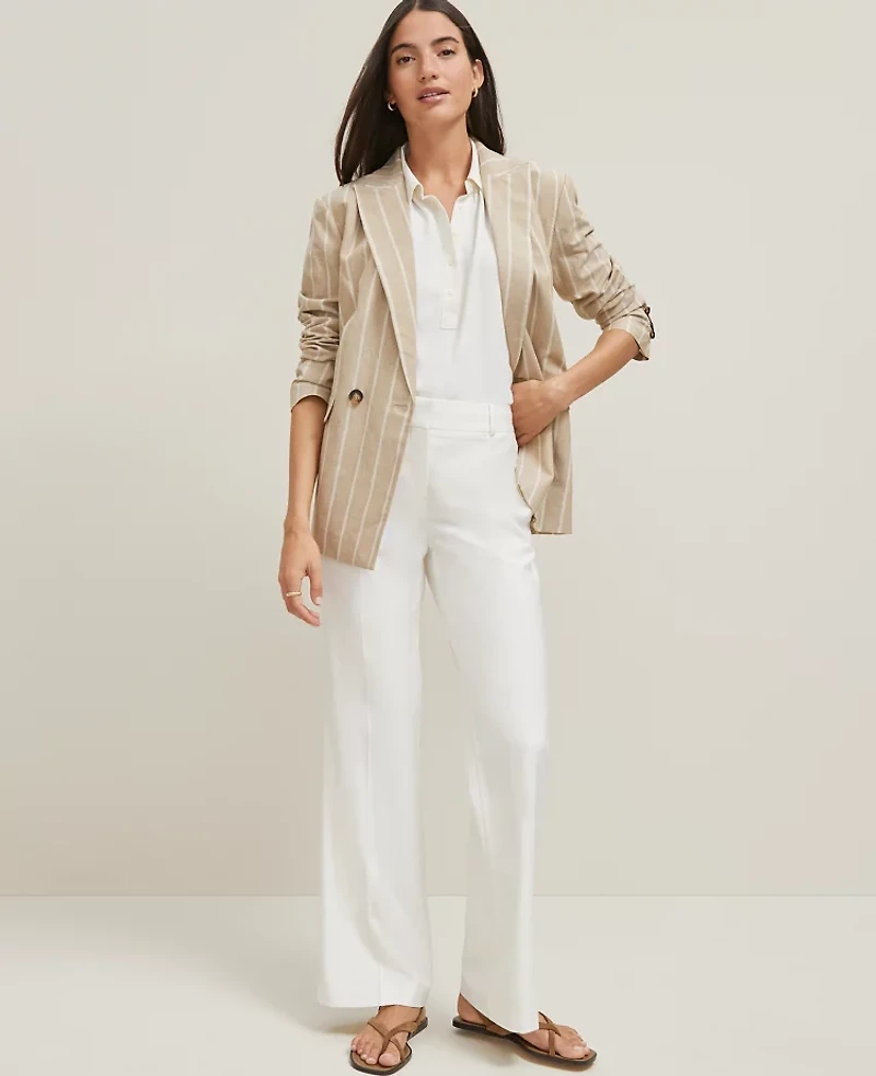 Ann Taylor The Petite Jayne Trouser Pant Winter White Women's