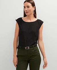 Ann Taylor Sleeveless Crew Neck Top Women's