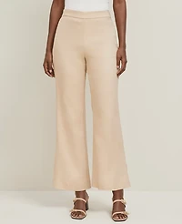 Ann Taylor The Flare Ankle Pant Linen Blend — Curvy Fit Women's