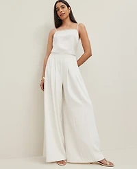 Ann Taylor The Petite Palazzo Pant Winter White Women's