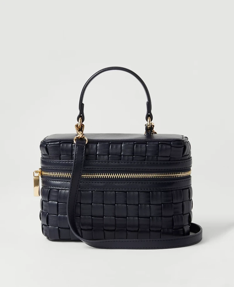 Ann Taylor Woven Makeup Case Women's