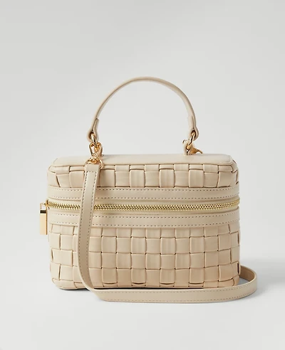 Ann Taylor Woven Makeup Case Women's