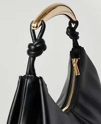 Ann Taylor Handle Shoulder Bag Black Women's