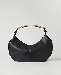 Ann Taylor Handle Shoulder Bag Black Women's
