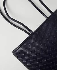 Ann Taylor Weekend Collection Woven Tote Bag Women's