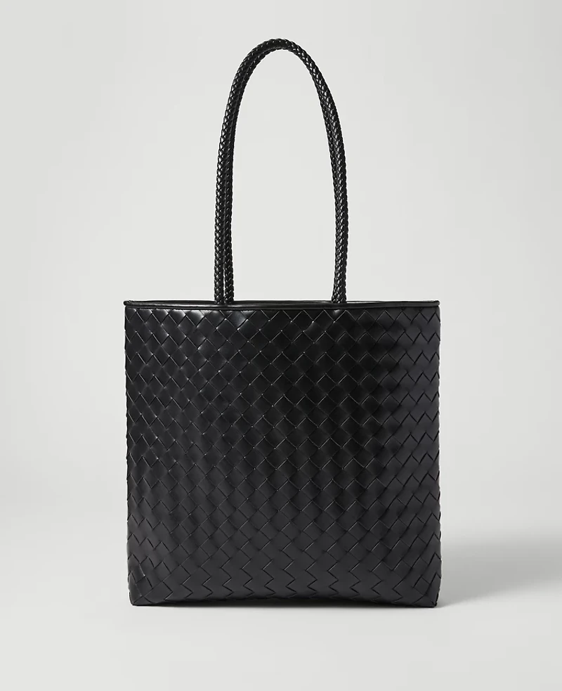 Ann Taylor Weekend Collection Woven Tote Bag Women's