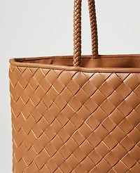 Ann Taylor Weekend Collection Woven Tote Bag Women's
