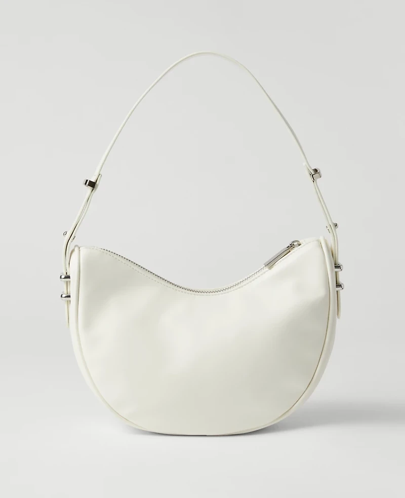 Ann Taylor Small Shoulder Bag Winter White Women's