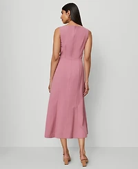 Ann Taylor The Boatneck Flare Dress Smokey Rose Women's