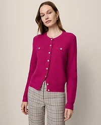 Ann Taylor Petite Textured Cardigan Women's