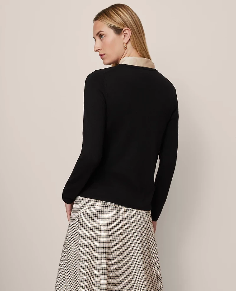 Ann Taylor Essential Crew Neck Sweater Women's