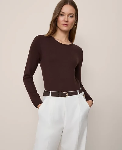 Ann Taylor Essential Crew Neck Sweater Women's