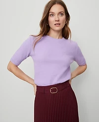 Ann Taylor Stitch Sweater T-Shirt Women's